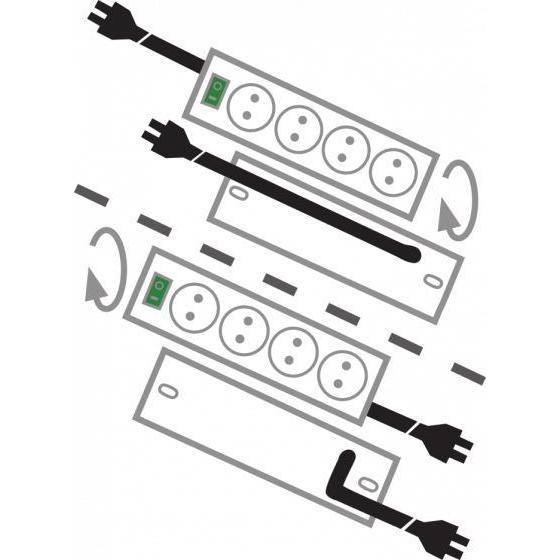 Primera-Line, 10-voudig Stekkerdoos (verdeeldoos met 2 schakelaars voor 5 stopcontacten en 2m kabel)-BRENNENSTUHL-Bouwhof shop (6143399985328)