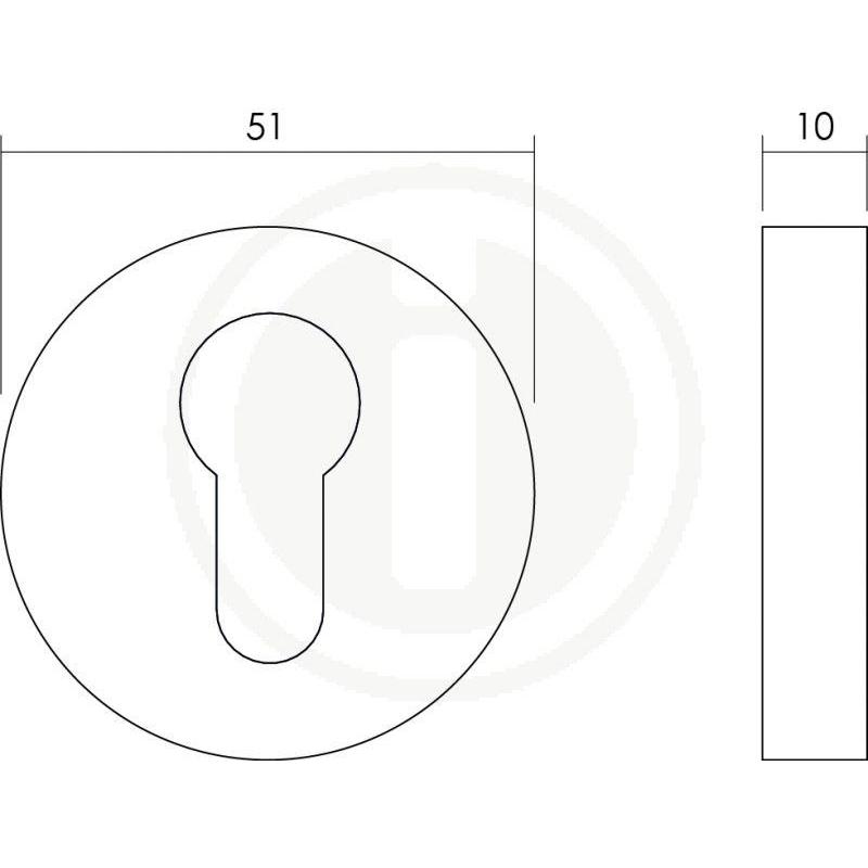 Profielcilinderplaatjes kunststof verdekt met nokken 51x10mm ATP RVS-VAN LEEUWEN INT. | INTERSTEEL [BO]-Bouwhof shop (6766277820592)