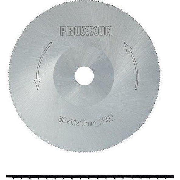 Proxxon cirkelzaagblad van hooggelegeerd speciaal staal (hss). Ø 80 mm (asgat 10 mm). 1.1 Mm dik-HEGNER & KO-Bouwhof shop (6964094927024)