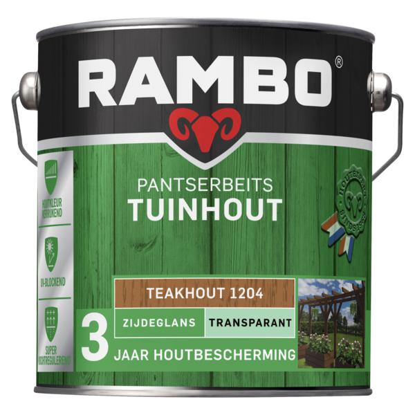 RAMBO PANTSERBEITS TUINHOUT TRANSPARANT ZIJDEGLANS 1204 TEAKHOUT 2.5 LITER-LUIJTEN VVZ-Bouwhof shop (6146875719856)