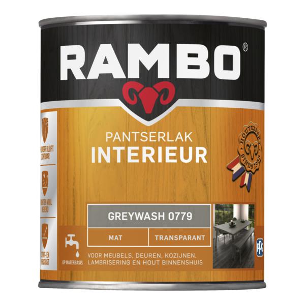 RAMBO PANTSERLAK INTERIEUR TRANSPARANT MAT 0779 GREYWASH 750 ML.-LUIJTEN VVZ-Bouwhof shop (6146876506288)