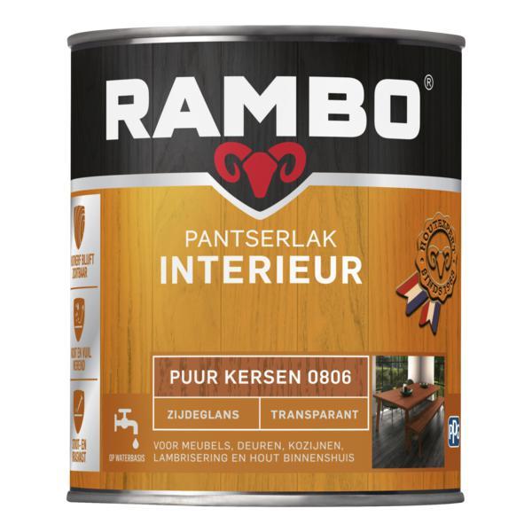 RAMBO PANTSERLAK INTERIEUR TRANSPARANT ZIJDEGLANS 0806 PUURKERSEN 750 ML.-LUIJTEN VVZ-Bouwhof shop (6146877063344)