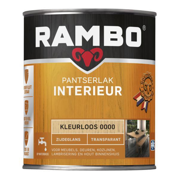 RAMBO PANTSERLAK INTERIEUR TRANSPARANT ZIJDEGLANS KLEURLOOS 750 ML.-LUIJTEN VVZ-Bouwhof shop (6146875523248)