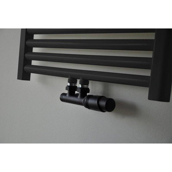 Riko set thermostatisch onderblok haaks-rechts mat zwart-KORVER [BO] (installatie)-Bouwhof shop