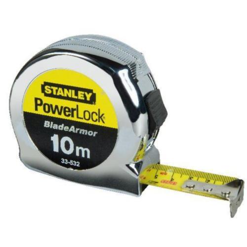 ROLBANDMAAT POWERLOCK 10M - 25MM-STANLEY BLACK & DECKER [BO]-Bouwhof shop (6138196066480)