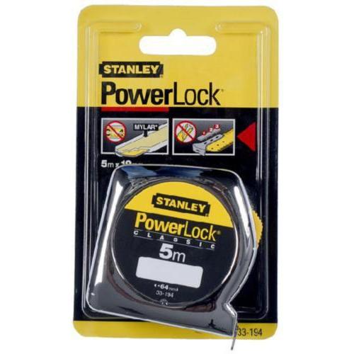 ROLBANDMAAT POWERLOCK 5M - 19MM-STANLEY BLACK & DECKER [BO]-Bouwhof shop (6138196099248)