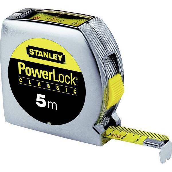 ROLBANDMAAT POWERLOCK 5M - 19MM BOVENINKIJKVENSTER-STANLEY BLACK & DECKER [BO]-Bouwhof shop (6138196721840)