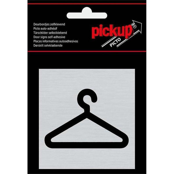 Route Alu Picto 80x80 mm. garderobe-PICKUP STICKERS [BO]-Bouwhof shop (6690972696752)