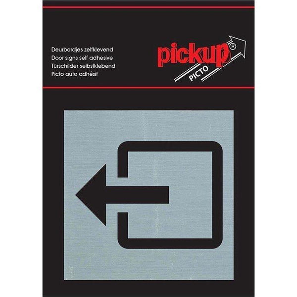 Route Alu Picto 80x80 mm. uitgang-PICKUP STICKERS [BO]-Bouwhof shop (6690972238000)