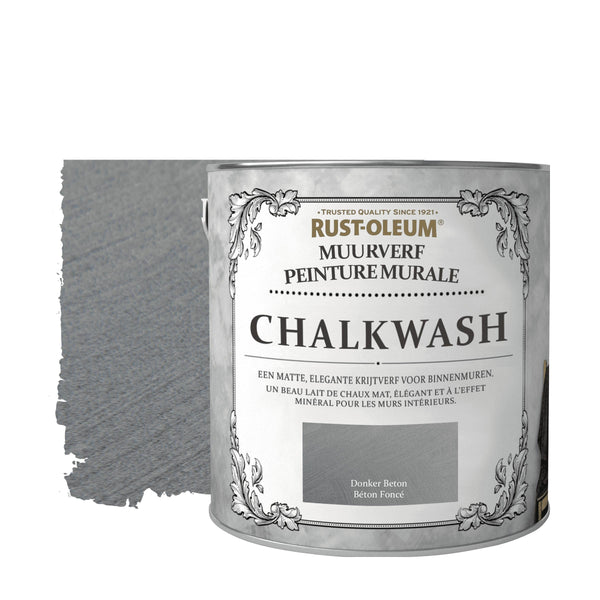 Rust-Oleum Chalkwash Donker Beton 2.5l-MARTIN MATHYS NV/SA-Bouwhof shop (6644586184880)