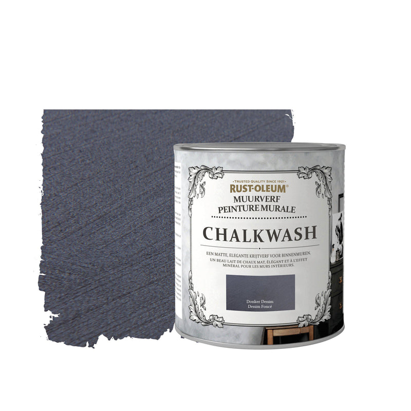 Rust-Oleum Chalkwash Donker Denim 1l-MARTIN MATHYS NV/SA-Bouwhof shop (6644585660592)