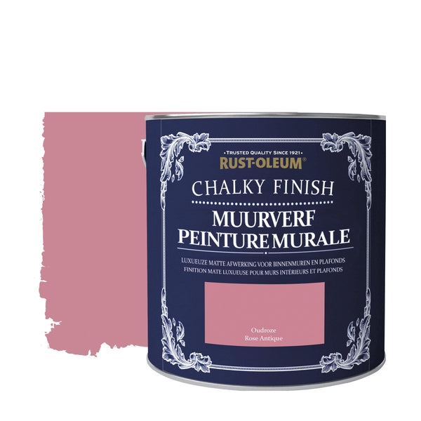 Rust-Oleum Chalky Finish Chalky Finish Muurverf Oudroze 2.5l-MARTIN MATHYS NV/SA-Bouwhof shop (6644590674096)