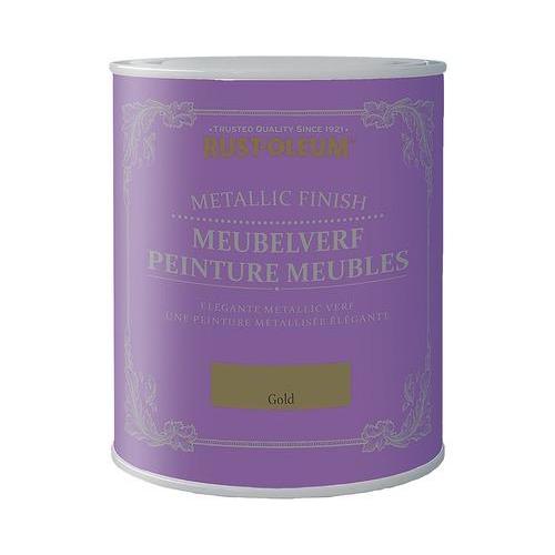 Rust-Oleum Chalky Finish Meubelverf Metallic Goud 750ml-MARTIN MATHYS NV/SA-Bouwhof shop (6690946973872)