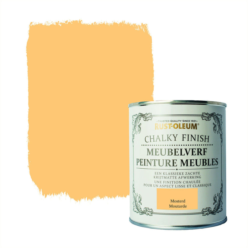 Rust-Oleum Chalky Finish Meubelverf Mosterd 750ml-MARTIN MATHYS NV/SA-Bouwhof shop (6644586545328)