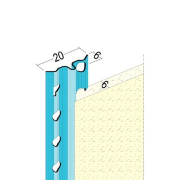 STUCGELEIDER 6 MM / 260 CM-BOUWLOG [BO] (bouwen)-Bouwhof shop (7001157271728)