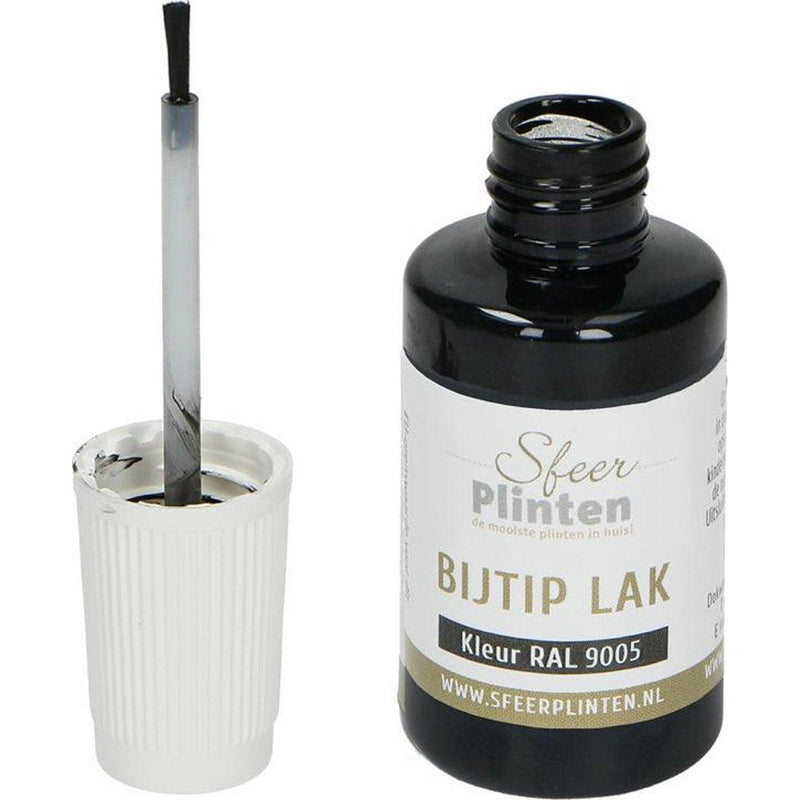 Sfeerplinten bij-tip-lak RAL 9005 - 20 ml-PLINTEN & PROFIELEN CENTRALE-Bouwhof shop