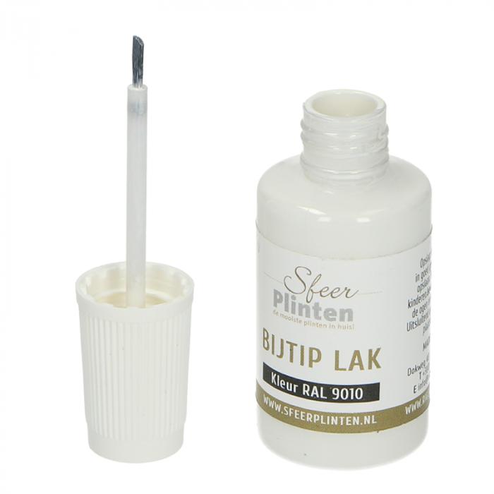 Sfeerplinten bij-tip-lak RAL 9010 - 20 ml-PLINTEN & PROFIELEN CENTRALE-Bouwhof shop