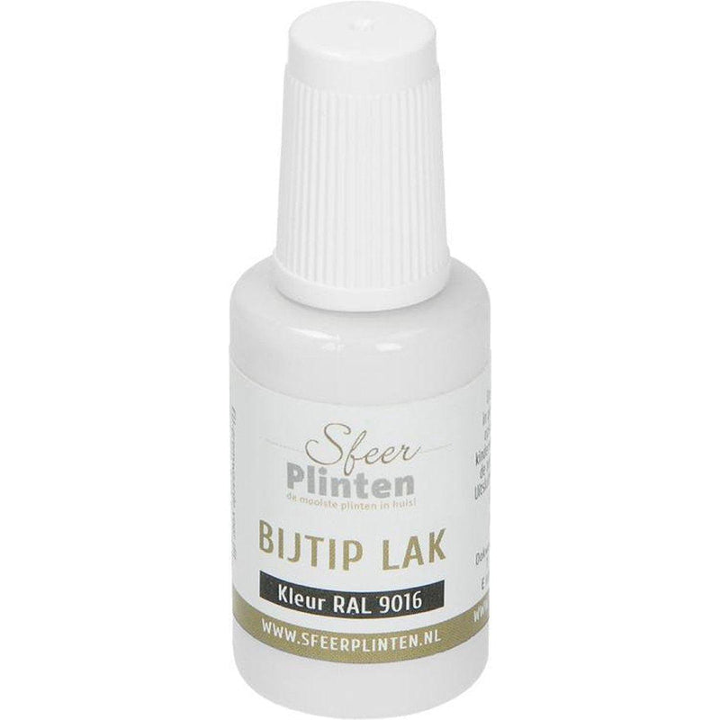 Sfeerplinten bij-tip-lak RAL 9016 - 20 ml-PLINTEN & PROFIELEN CENTRALE-Bouwhof shop