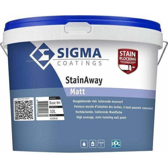 Sigma StainAway Matt 7711 Basis WN 5 liter-LUIJTEN VVZ-Bouwhof shop (6699764351152)