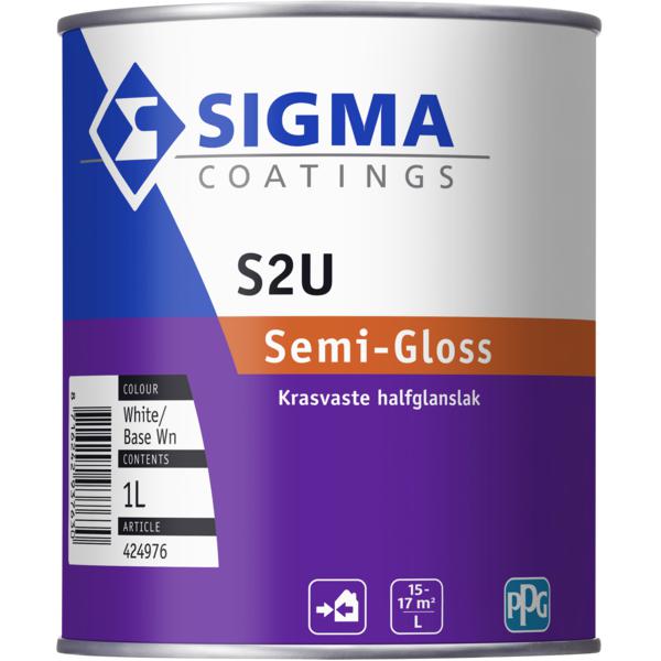SIGMA S2U SEMI-GLOSS 7711 BASIS WN 1 LITER-LUIJTEN VVZ-Bouwhof shop (6146878275760)