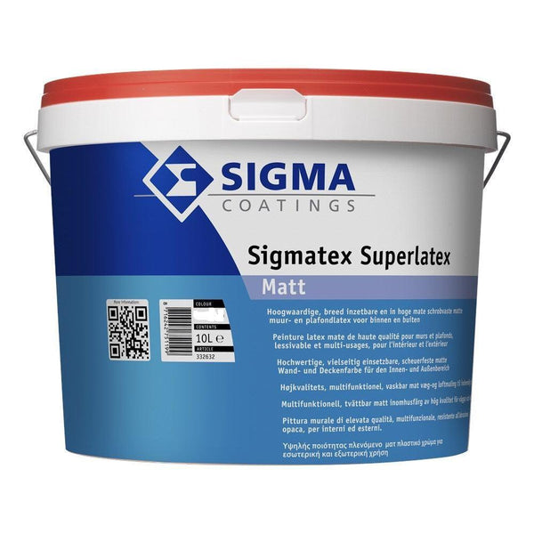 Sigma sigmatex superlatex matt wit 10 liter-LUIJTEN VVZ-Bouwhof shop