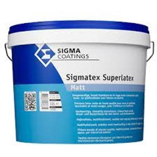 Sigmatex Superlatex Matt 7000 Wit 10 liter-LUIJTEN VVZ-Bouwhof shop (6651534344368)
