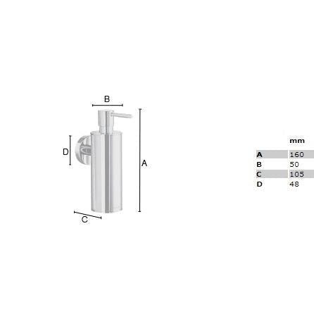 Smedbo Home zeepdispenser HB 370 Mat Zwart-SMEDBO [BO]-Bouwhof shop