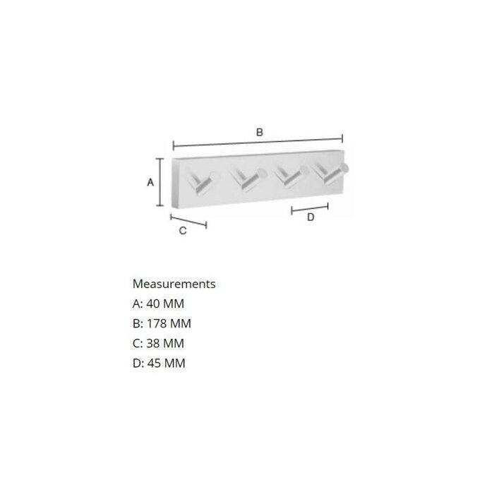 Smedbo House hakenhouder RB359 Zwart-SMEDBO [BO]-Bouwhof shop (6658873098416)