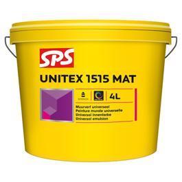 SPS UNITEX 1515 MAT WIT P BINNEN 4 LTR. Default Title (6138322190512)