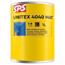 SPS UNITEX 4040 MAT WIT P BINNEN-BUITEN 1 LTR. Default Title (6138322157744)