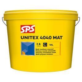 SPS UNITEX 4040 MAT WIT P BINNEN-BUITEN 10 LTR. Default Title (6138322124976)