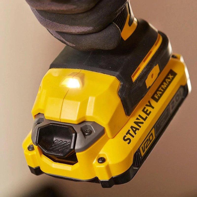 Stanley schroefboormachine in koffer 18V 2x2.0Ah Brushless-STANLEY BLACK & DECKER-Bouwhof shop