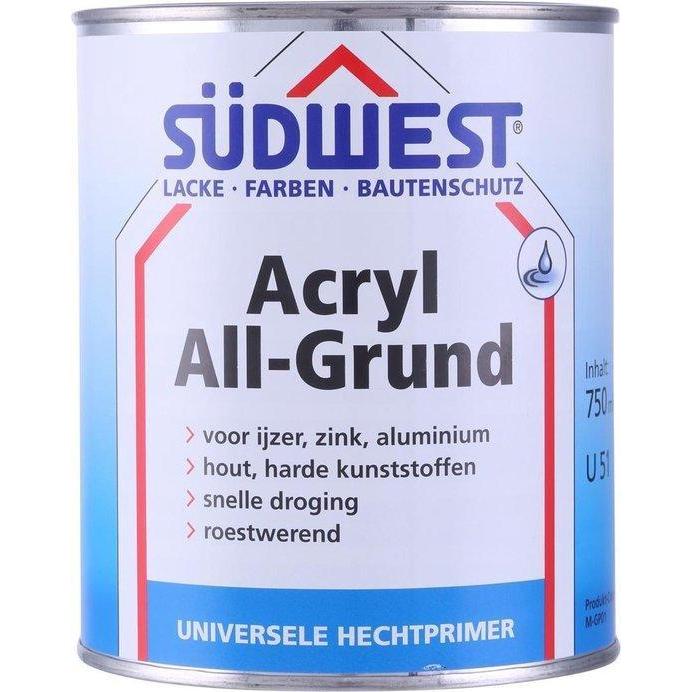 SUDWEST ALLGRUND PRIMER ACRYL U51 7001 0.75L-AKZO NOBEL COATINGS (verf & behang)-Bouwhof shop (6179650076848)