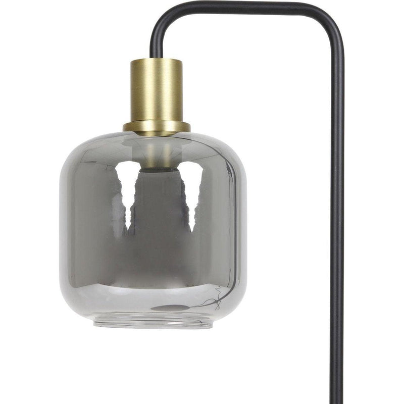 Tafellamp 18x57.5 cm LEKAR antiek brons+smoke glas-LIGHT & LIVING [BO] (verlichting)-Bouwhof shop (6969658015920)