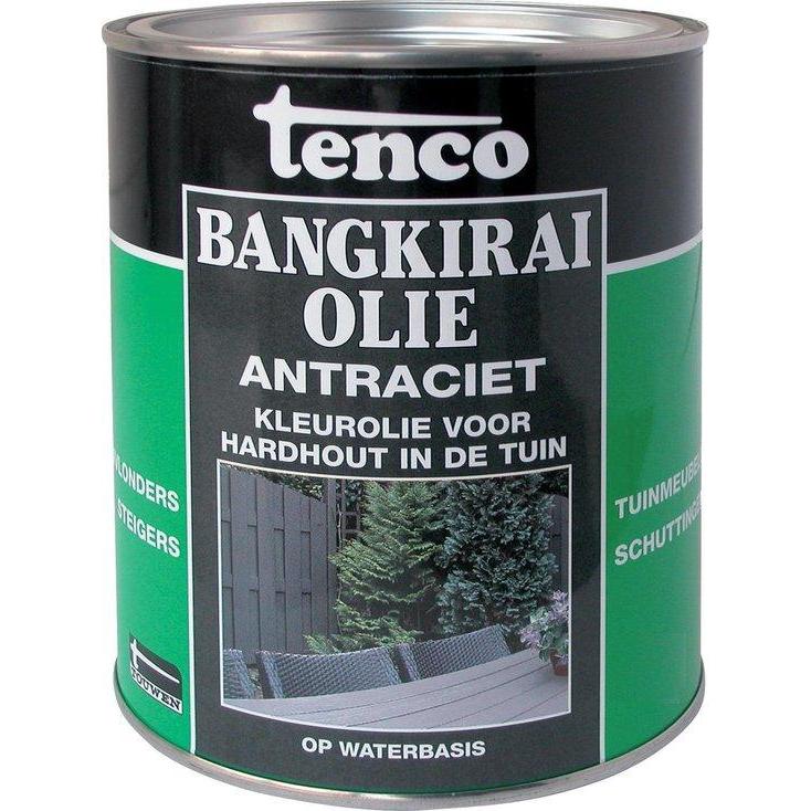 TENCO BANGKIRAI OLIE WATERBASIS ANTRACIET 1 LTR-AKZO NOBEL COATINGS (verf & behang)-Bouwhof shop (6172006187184)