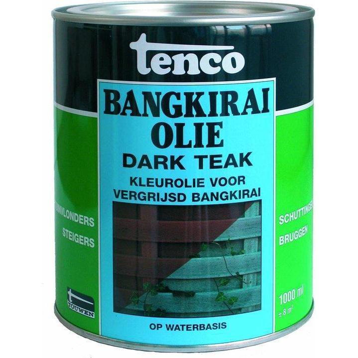 TENCO BANGKIRAI OLIE WATERBASIS DARK TEAK 1 LTR-AKZO NOBEL COATINGS (verf & behang)-Bouwhof shop (6172006121648)