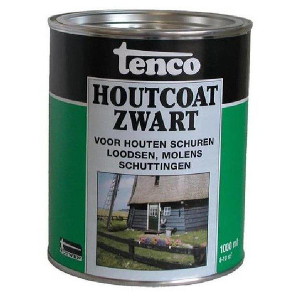 TENCO HOUTCOAT TEERVRIJ ZWART-AKZO NOBEL COATINGS (verf & behang)-Bouwhof shop (6588179087536)