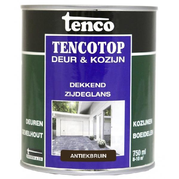 Tenco top dekkend zijdeglans antiek bruin 750 ml.-AKZO NOBEL COATINGS (verf & behang)-Bouwhof shop