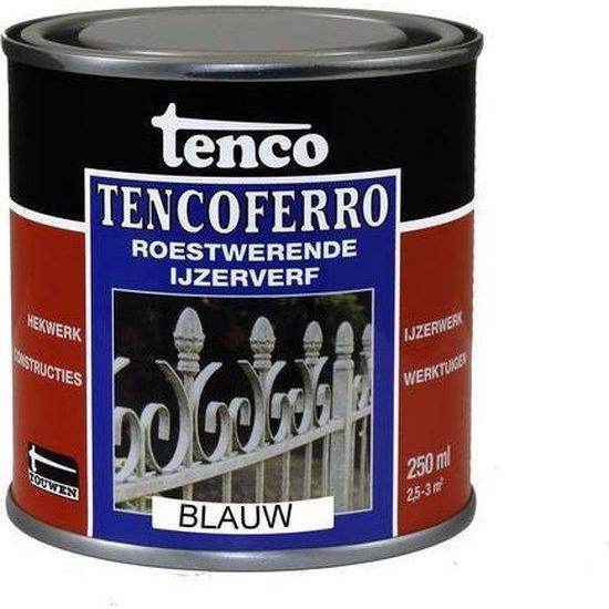 TENCOFERRO ROESTWERENDE IJZERVERF 401 BLAUW 250ML-AKZO NOBEL COATINGS (verf & behang)-Bouwhof shop (6180744659120)