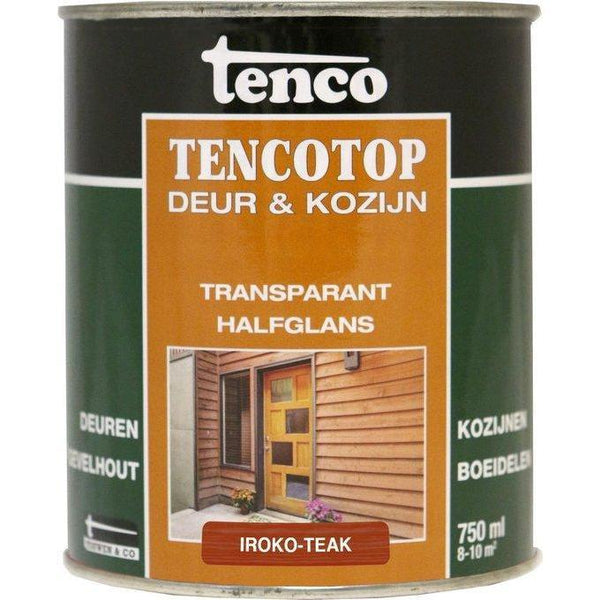 TENCOTOP DEUR & KOZIJN TRANSPARANT 202 IROKO TEAK-AKZO NOBEL COATINGS (verf & behang)-Bouwhof shop (6217859465392)