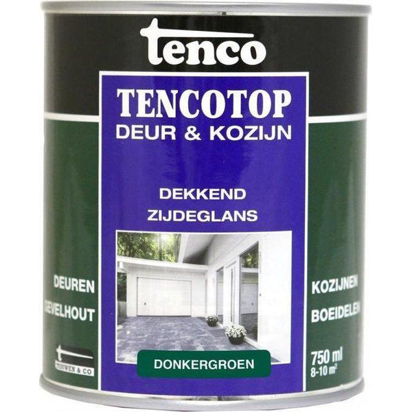 TENCOTOP DEUR & KOZIJN DEKKEND ZIJDEGLANS 51 DONKERGROEN-AKZO NOBEL COATINGS (verf & behang)-Bouwhof shop (6217859268784)