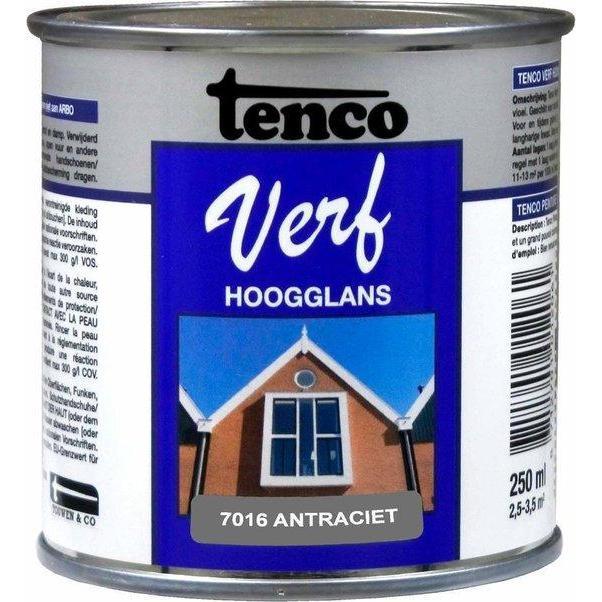 TENCO DEKKEND HG 7016 ANTRACIET 0.25 L.-AKZO NOBEL COATINGS (verf & behang)-Bouwhof shop (6535798849712)