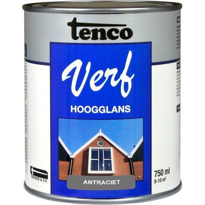 Tenco Verf hoogglans 7016 antraciet 750 ml.-BOUWLOG (Tenco)-Bouwhof shop (6691002745008)