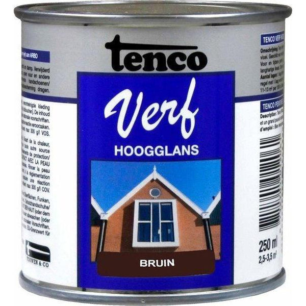 TENCO DEKKEND HG BRUIN 0.25 L.-AKZO NOBEL COATINGS (verf & behang)-Bouwhof shop (6535798915248)