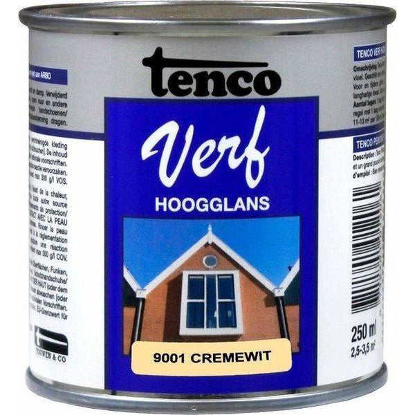 TENCO DEKKEND HG 9001 CREMEWIT 0.25 L.-AKZO NOBEL COATINGS (verf & behang)-Bouwhof shop (6535798751408)