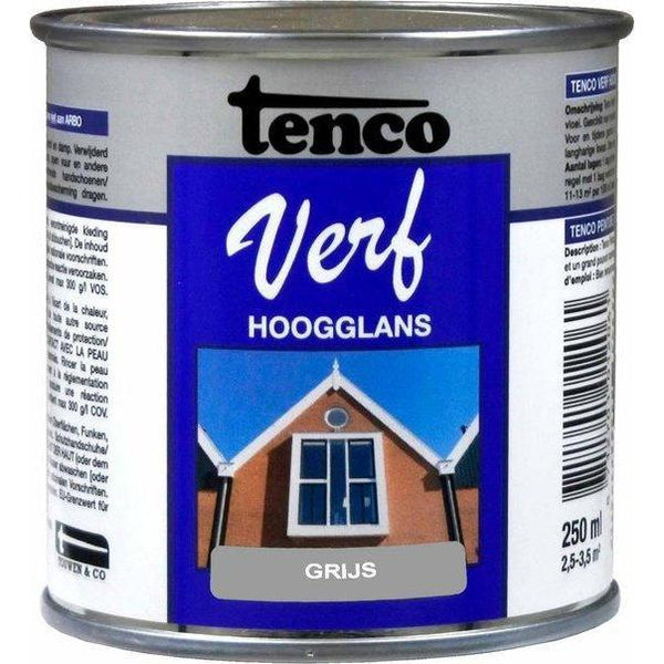 TENCO DEKKEND HG GRIJS 0.25 L.-AKZO NOBEL COATINGS (verf & behang)-Bouwhof shop (6535799013552)