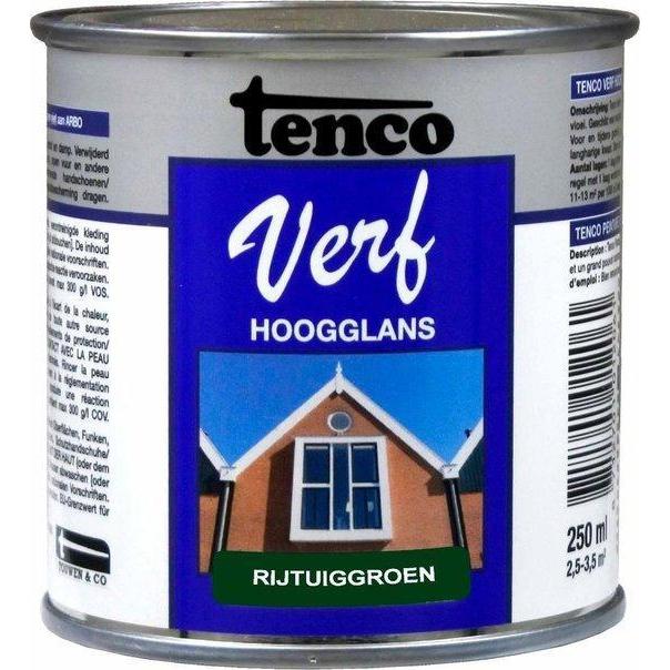 TENCO DEKKEND HG RIJTUIGGROEN 0.25 L.-AKZO NOBEL COATINGS (verf & behang)-Bouwhof shop (6535799111856)