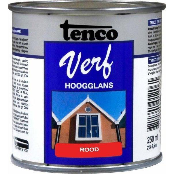 TENCO DEKKEND HG ROOD 0.25 L.-AKZO NOBEL COATINGS (verf & behang)-Bouwhof shop (6535798948016)