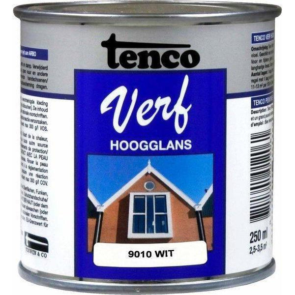 TENCO DEKKEND HG 9010 WIT 0.25 L.-AKZO NOBEL COATINGS (verf & behang)-Bouwhof shop (6535798685872)