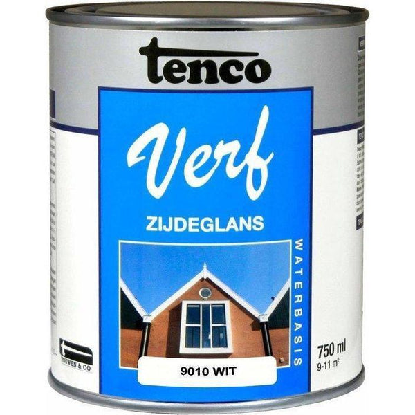 TENCO WATERBASIS DEKKEND ZG 9010 WIT 0.75 L.-AKZO NOBEL COATINGS (verf & behang)-Bouwhof shop (6217858646192)